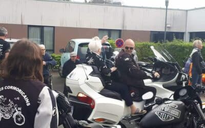 Le Moto-club Les Cormoricains à la Résidence du Launay